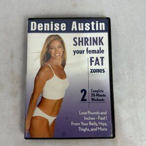 Denise Austin Shrink Your Female Fat Zones DVD Video Exercise Artisan 2003